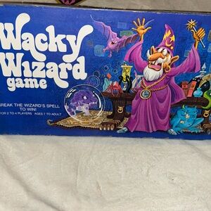 Whitman Wacky Wizard 1977 Vintage Board Game